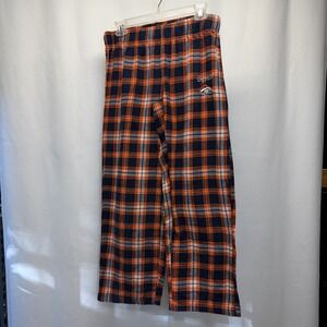 Denver Broncos NFL Plaid Flannel Pajama Pants Lounge Sleepwear Medium